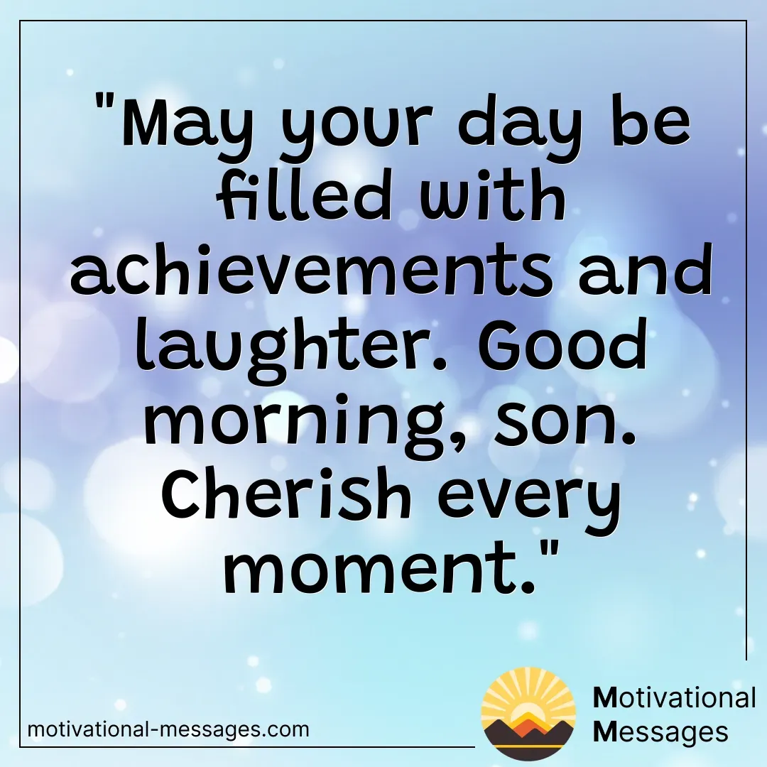 Achievements and Laughter Good Morning Card