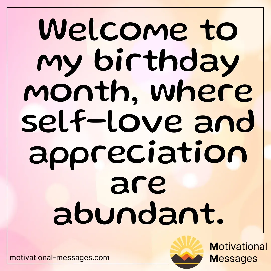 Birthday Self-Love and Appreciation Card
