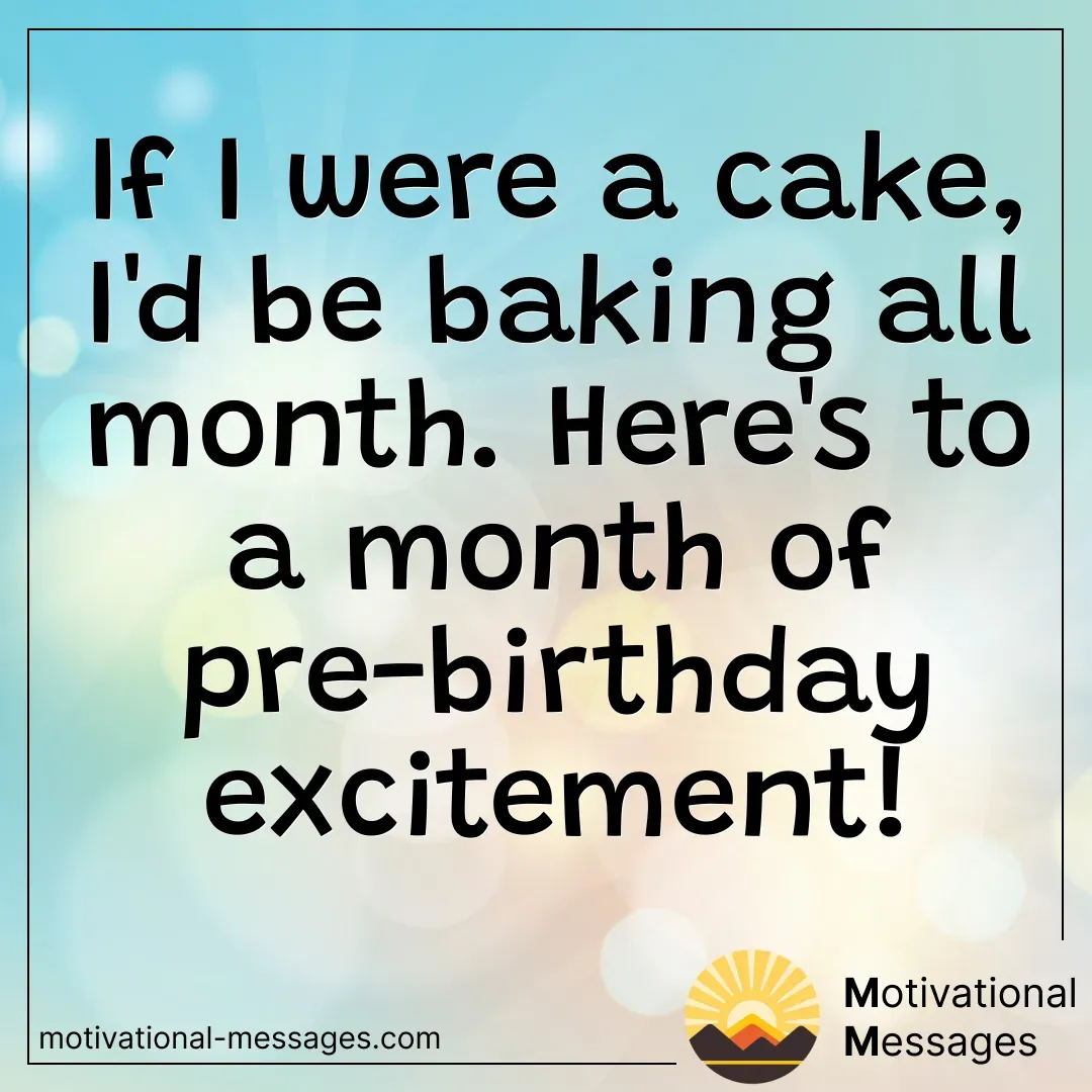 Cake Baking Month Card