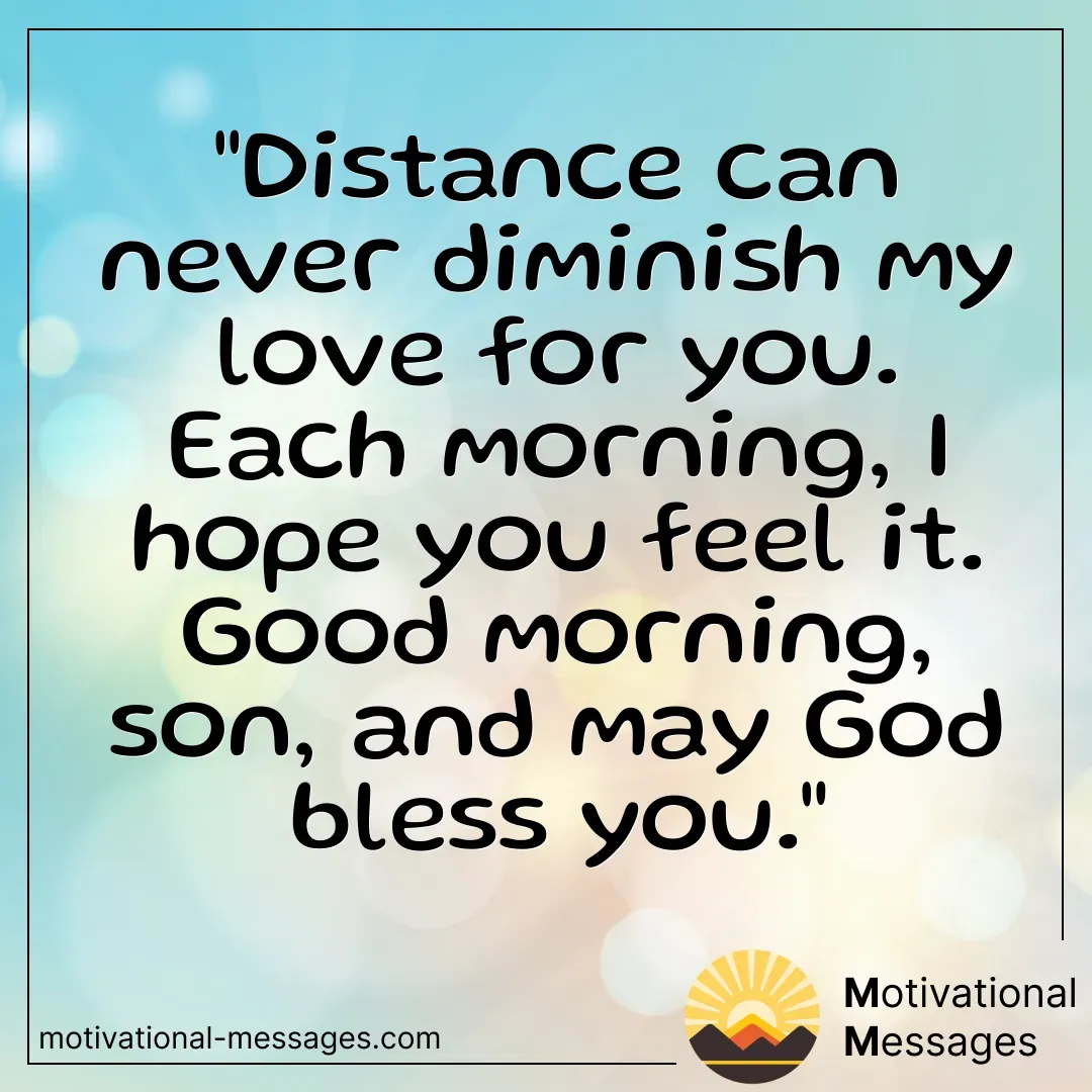 Love and Distance Blessing Card