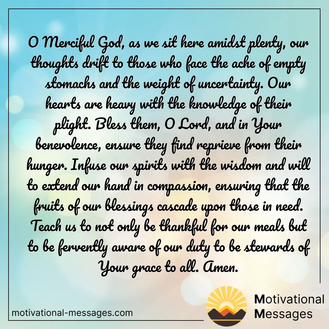 Merciful God Blessing Card
