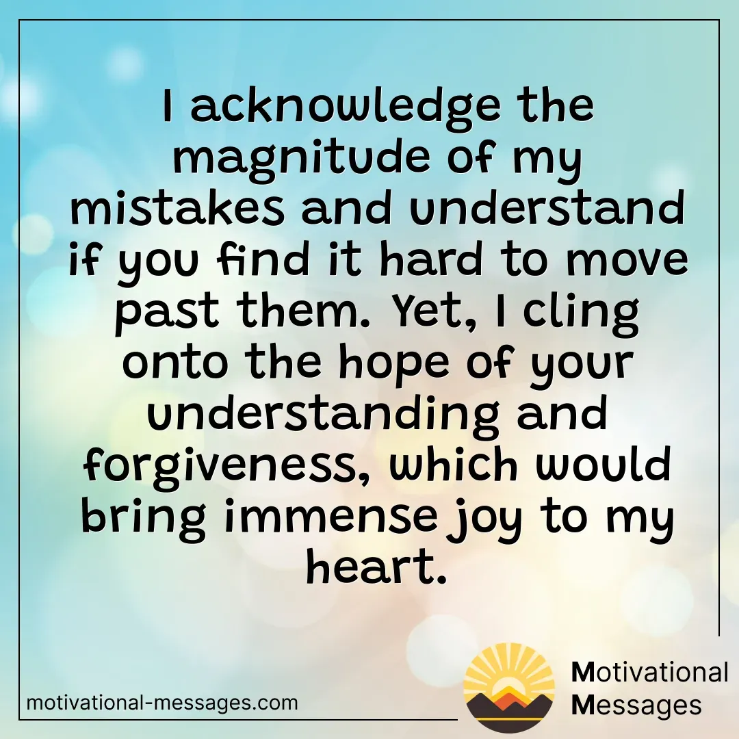 Mistakes and Forgiveness Card