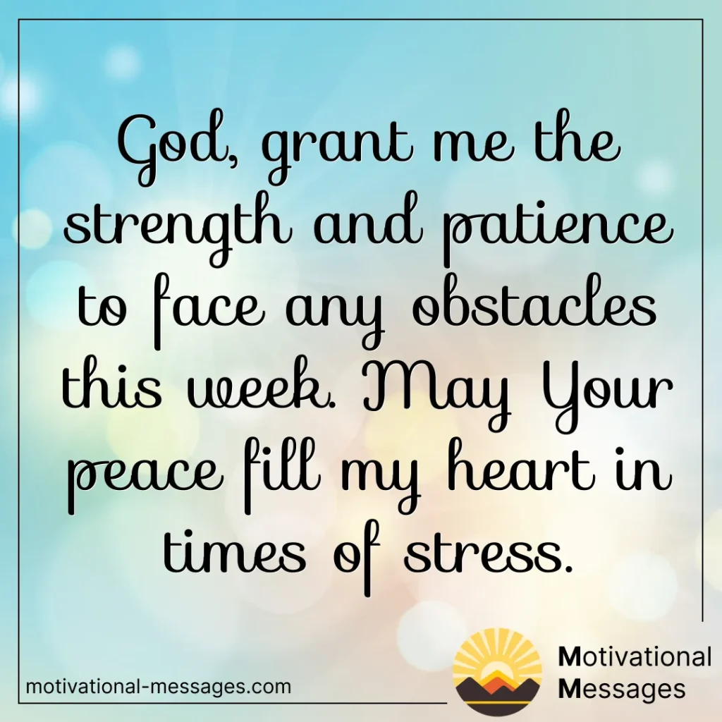 Monday Strength Blessing