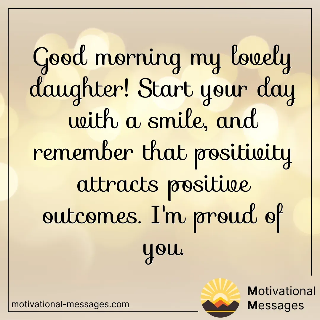 Morning Smile and Positivity Card