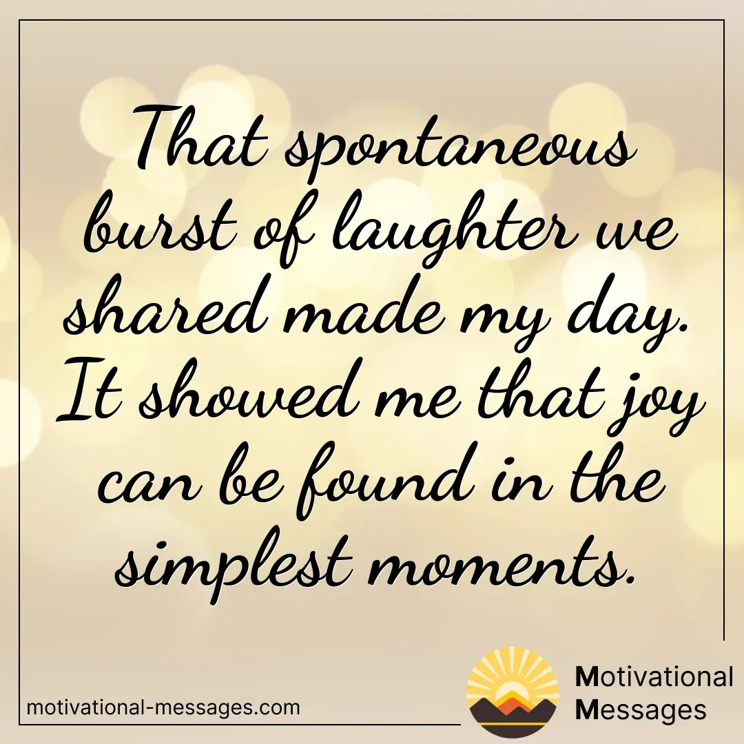 Spontaneous Laughter and Joy Card