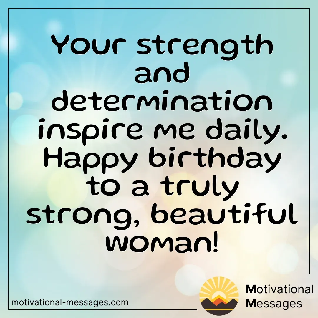 Strength and Determination Inspire Card