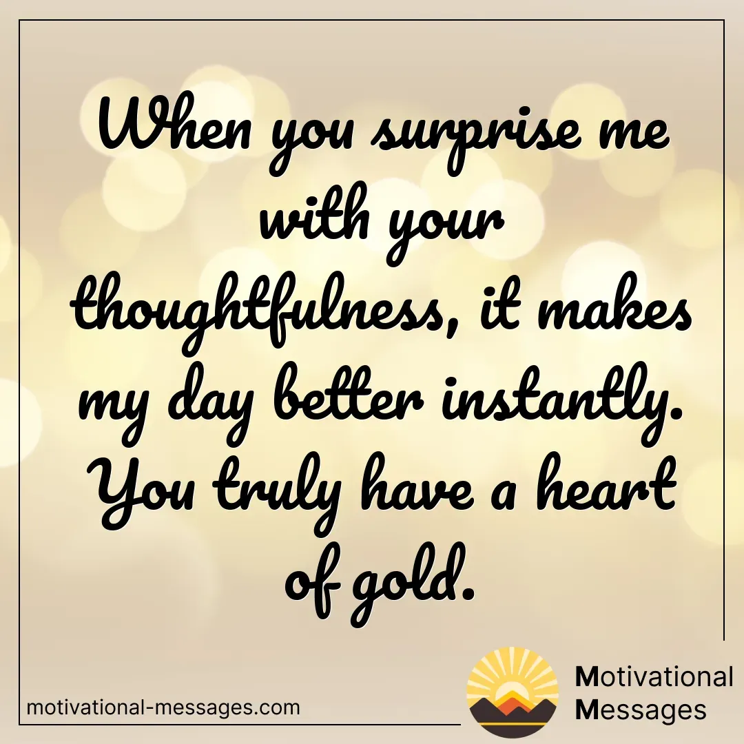 Thoughtfulness and Heart of Gold Card
