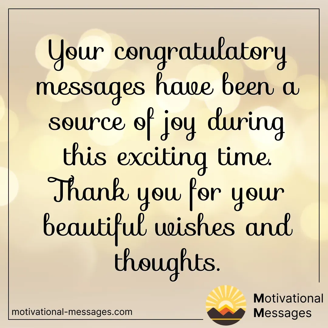 Congratulatory Messages Joy Card