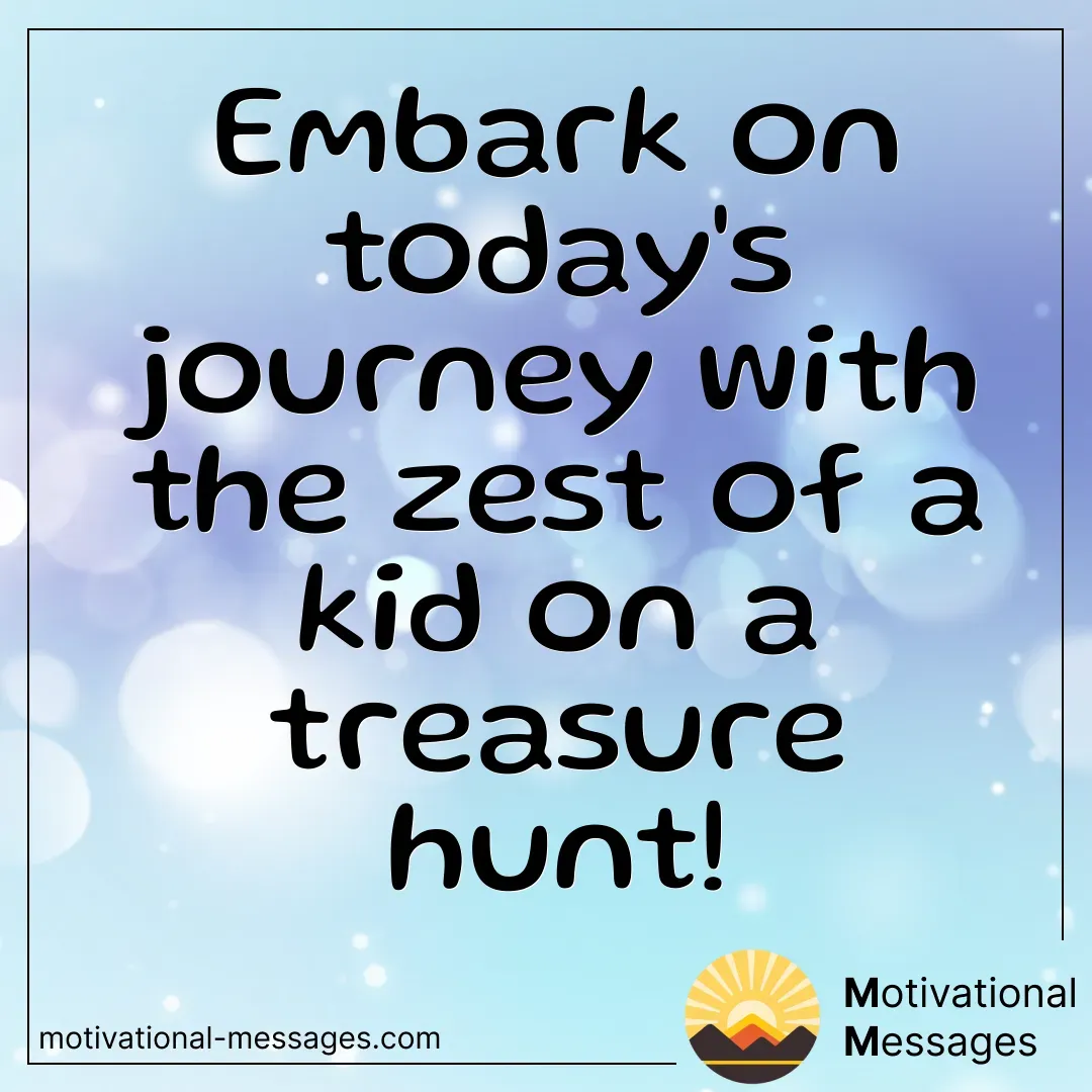 Journey with Zest like a Kid on a Treasure Hunt Card