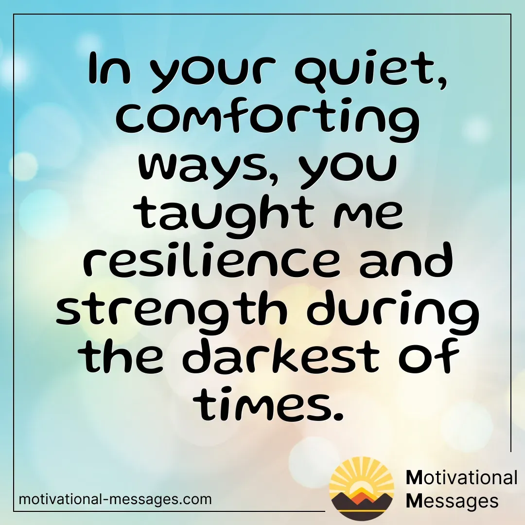 Quiet Comfort Resilience Card