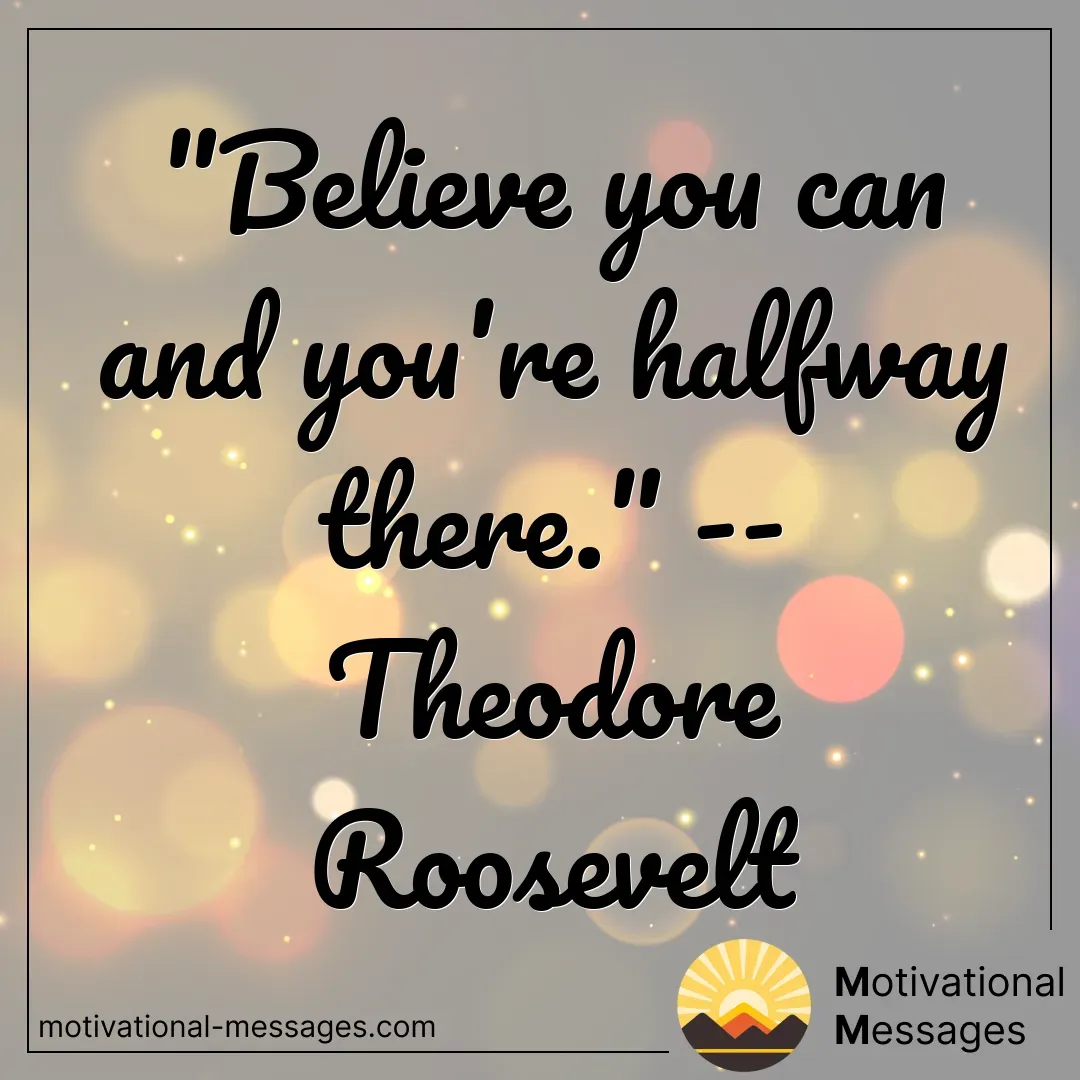 Believe and Halfway There Quote Card