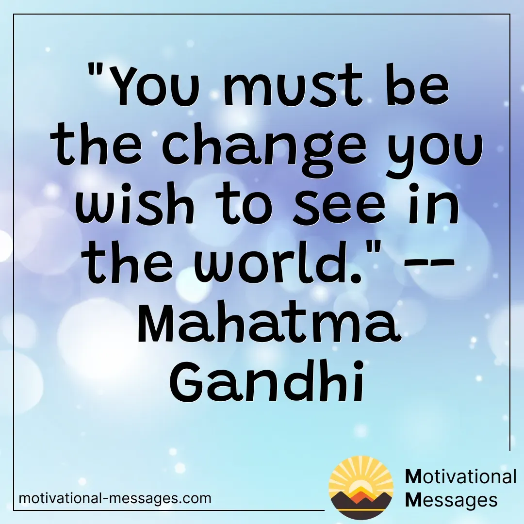 Change the World Quote Card