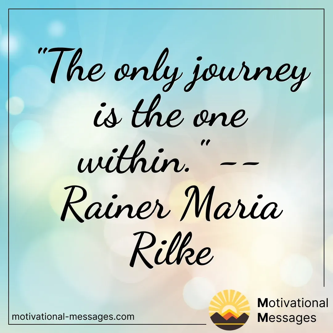 Journey Within Quote Card