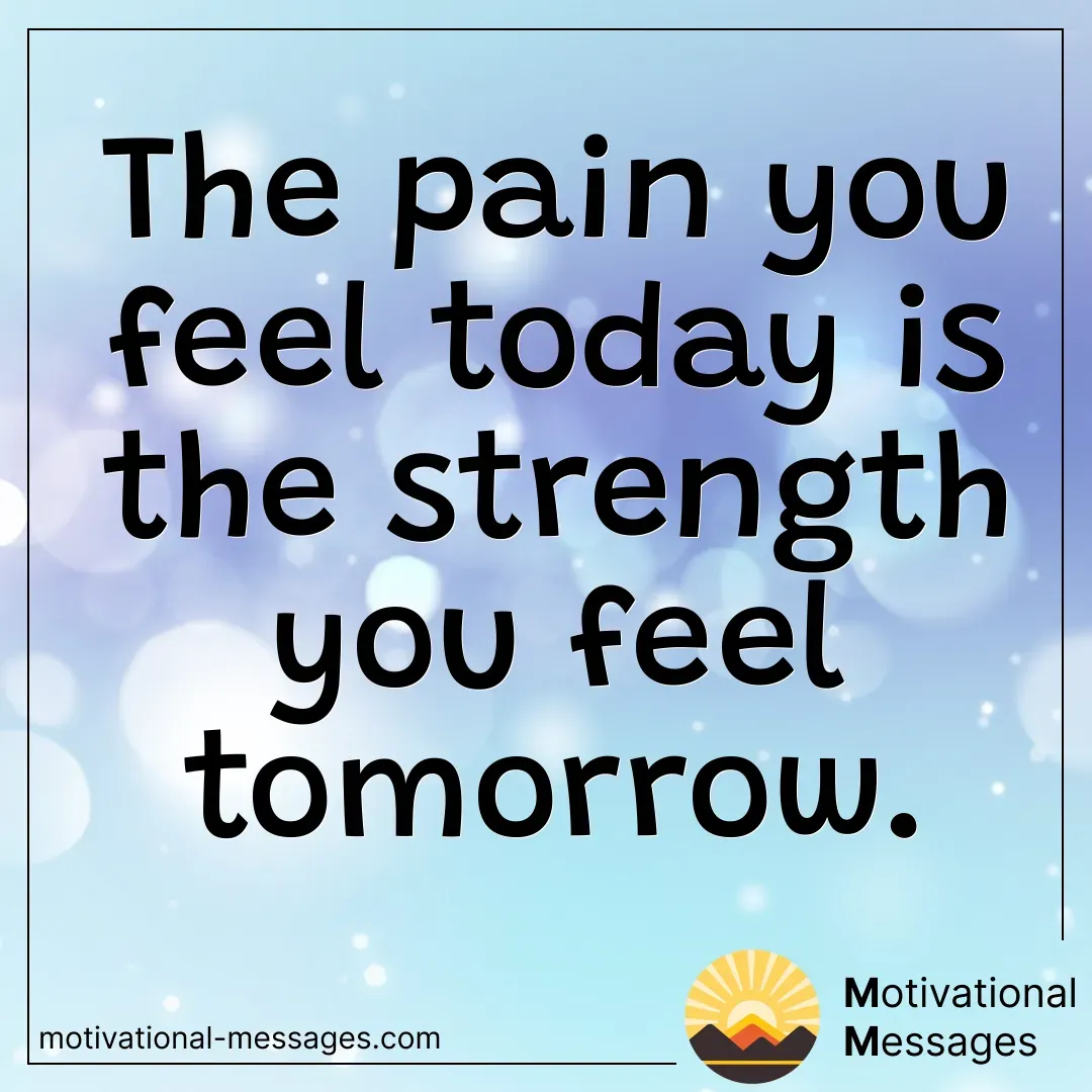 Pain and Strength Quote Card