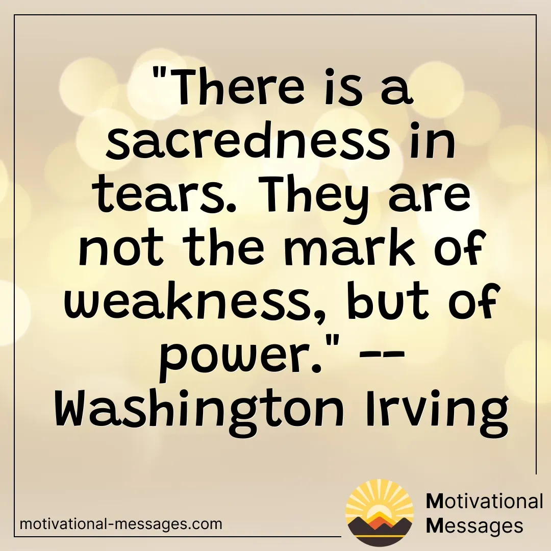 Sacredness of Tears Card