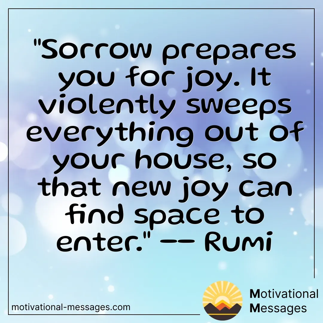 Sorrow and Joy Quote Card