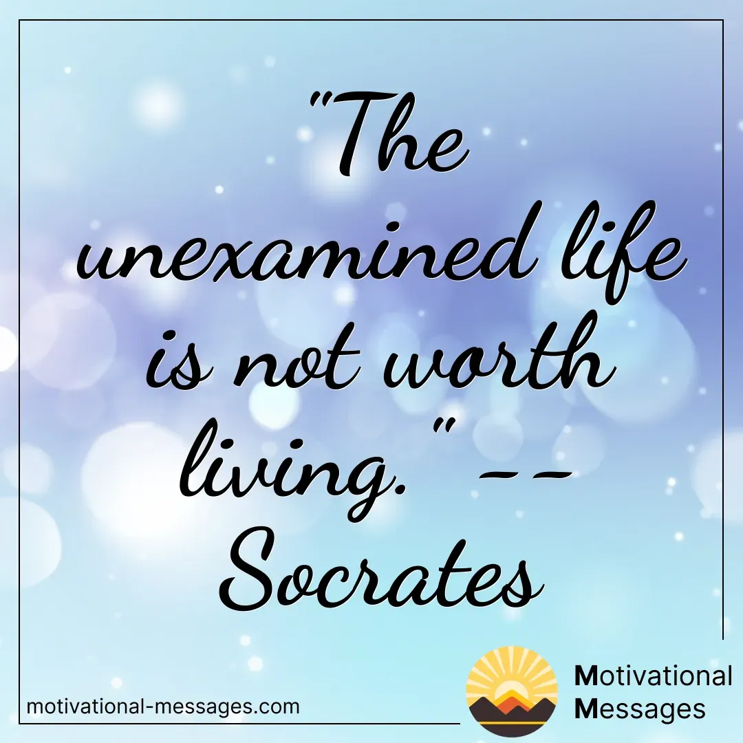 The Unexamined Life Quote Card