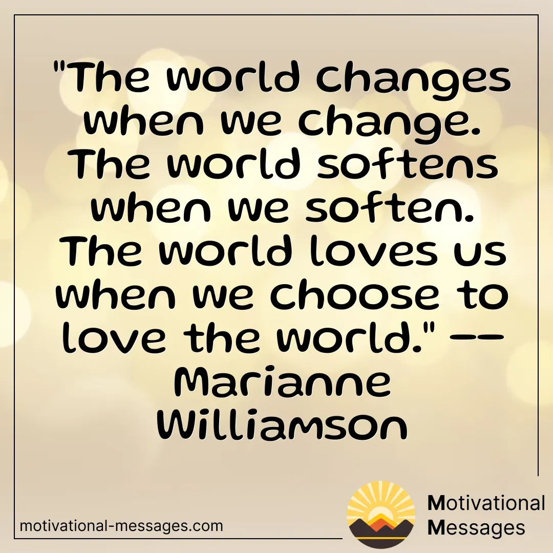 World Changes Softens Love Card