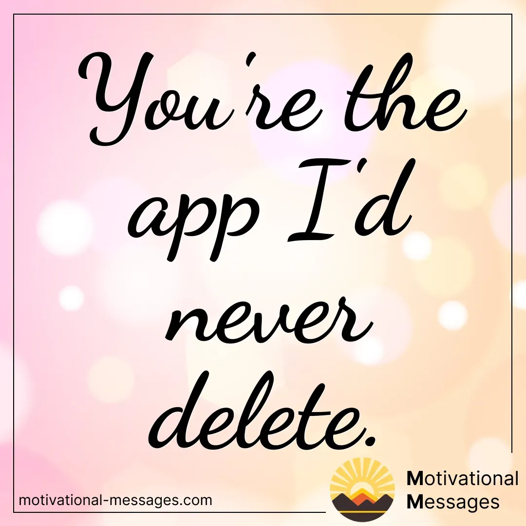 App I'd Never Delete Card