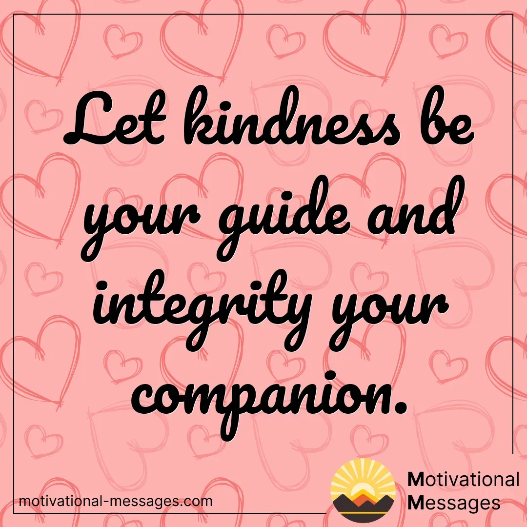 Kindness and Integrity Quote Card