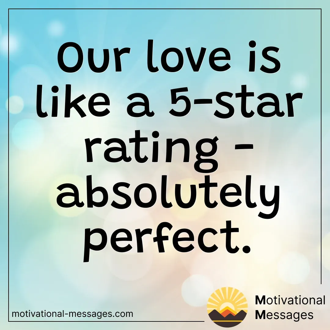 Love and 5-star Rating Card
