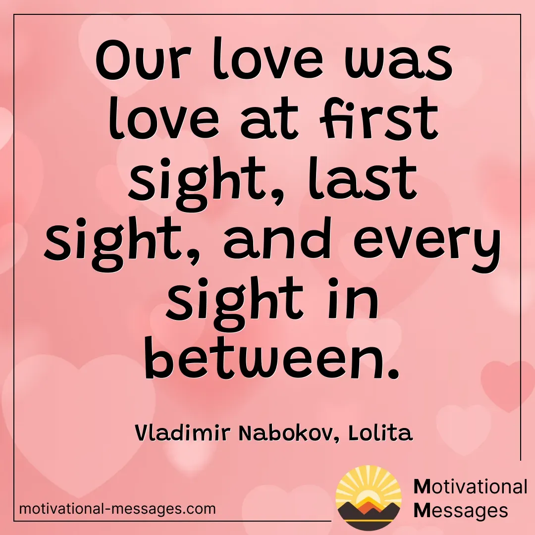 Love at First Sight Quote Card