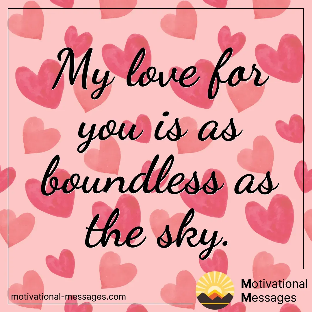 Love Boundless Sky Card