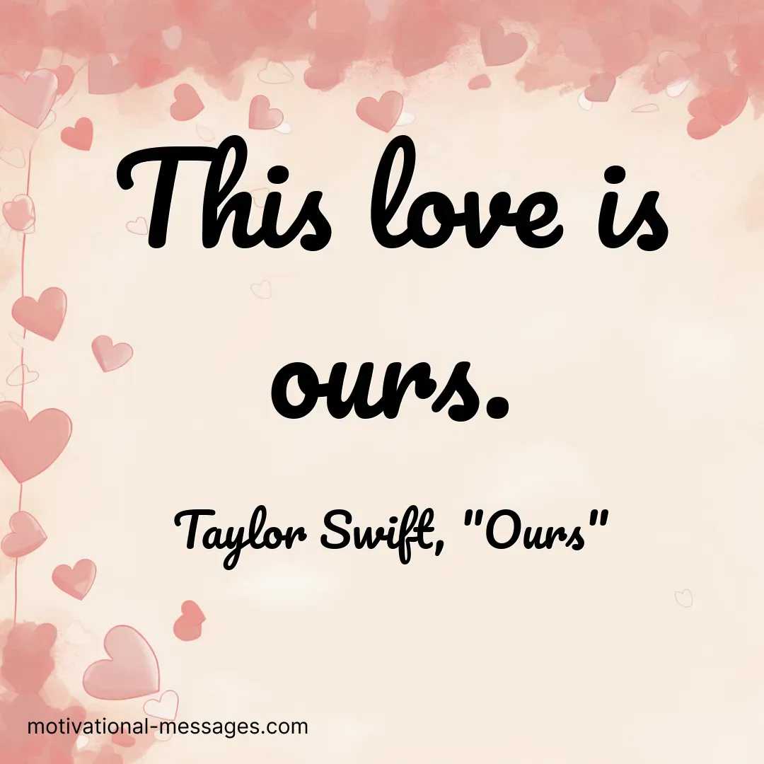 Love Ours Quote Card