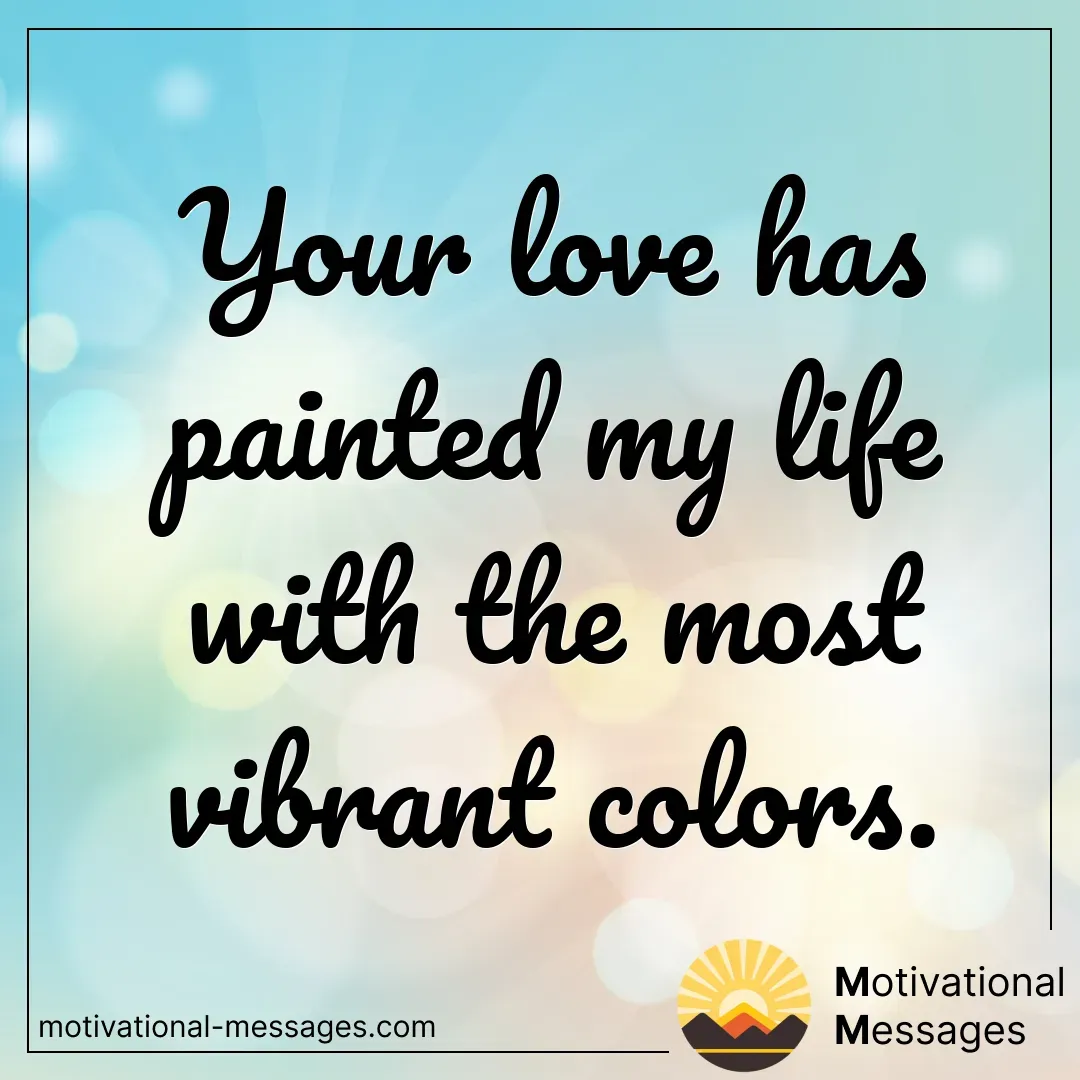 Love Painted Life with Vibrant Colors Card
