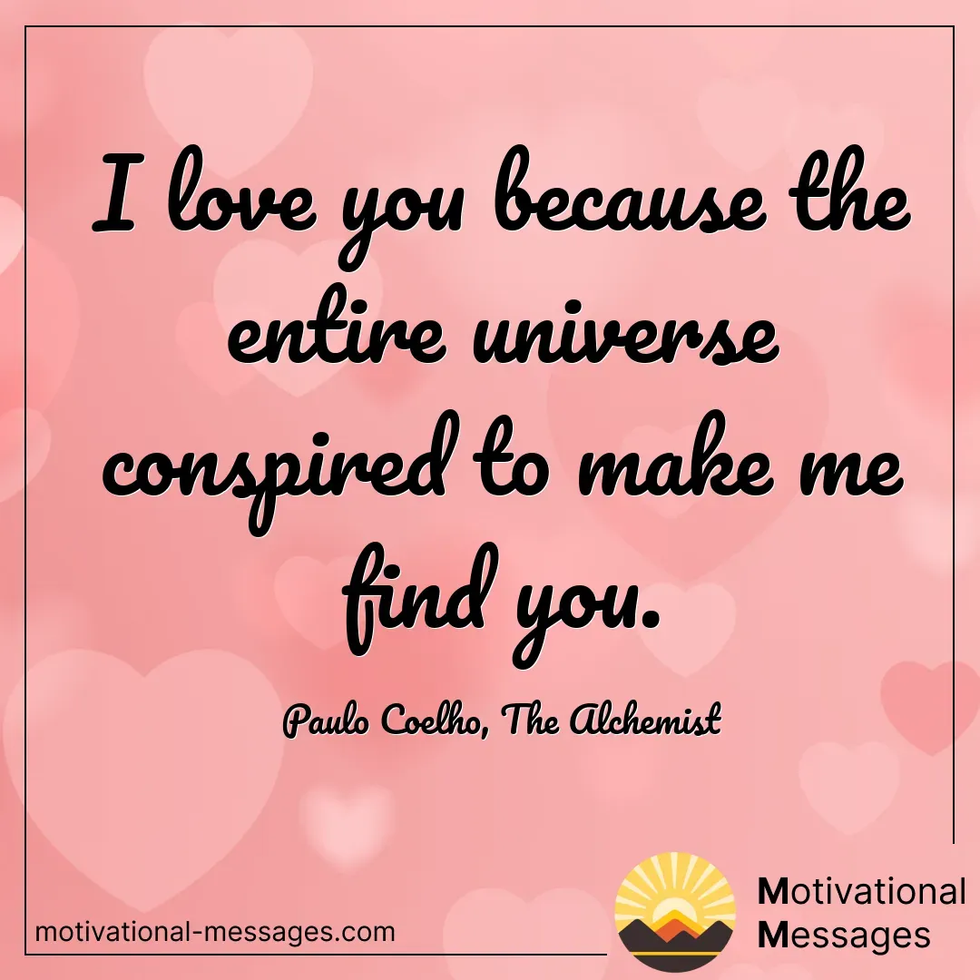 Love and Universe Conspired Card