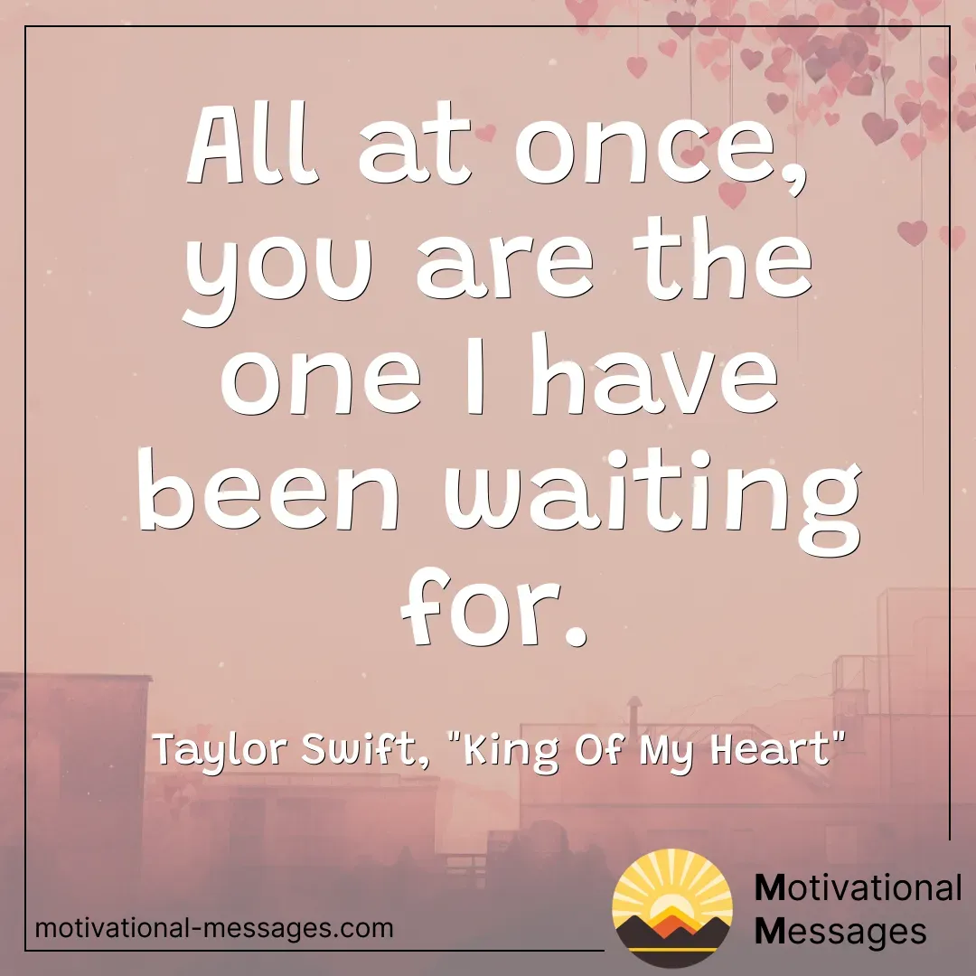 Waiting For You Quote Card