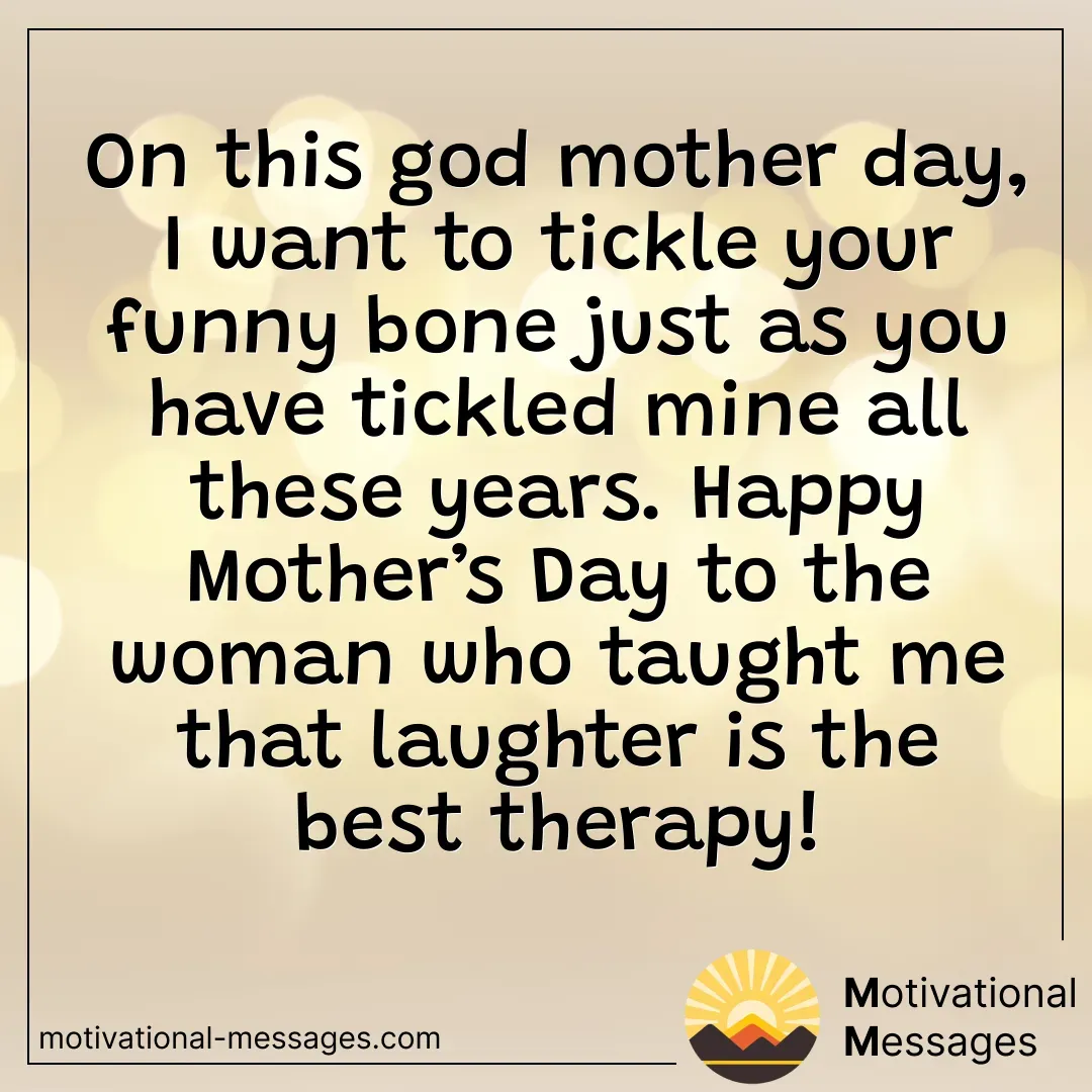 God Mother's Day Funny Bone Card