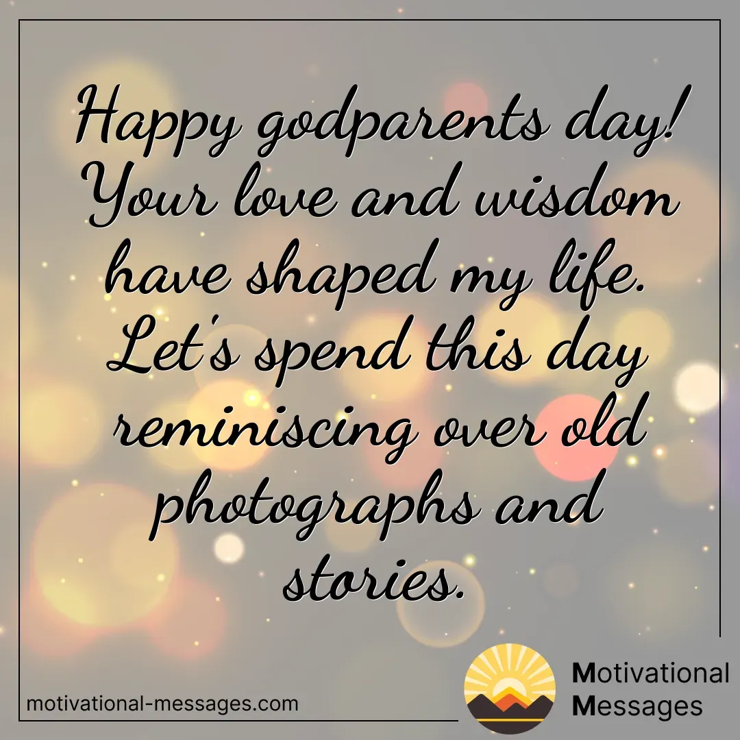 Godparents Day Love and Wisdom Card