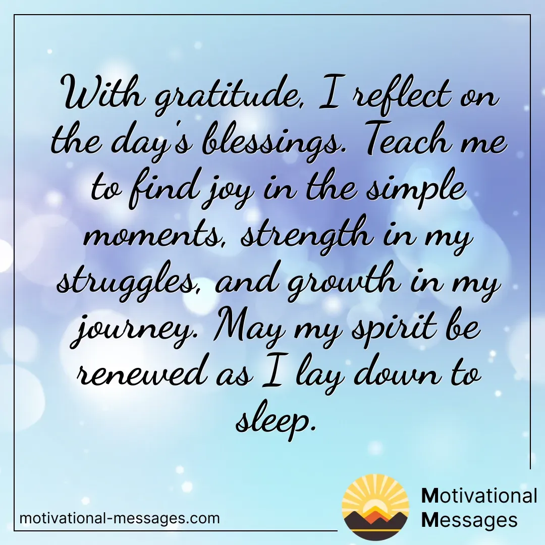 Gratitude, Joy, Strength, and Growth Blessing Card