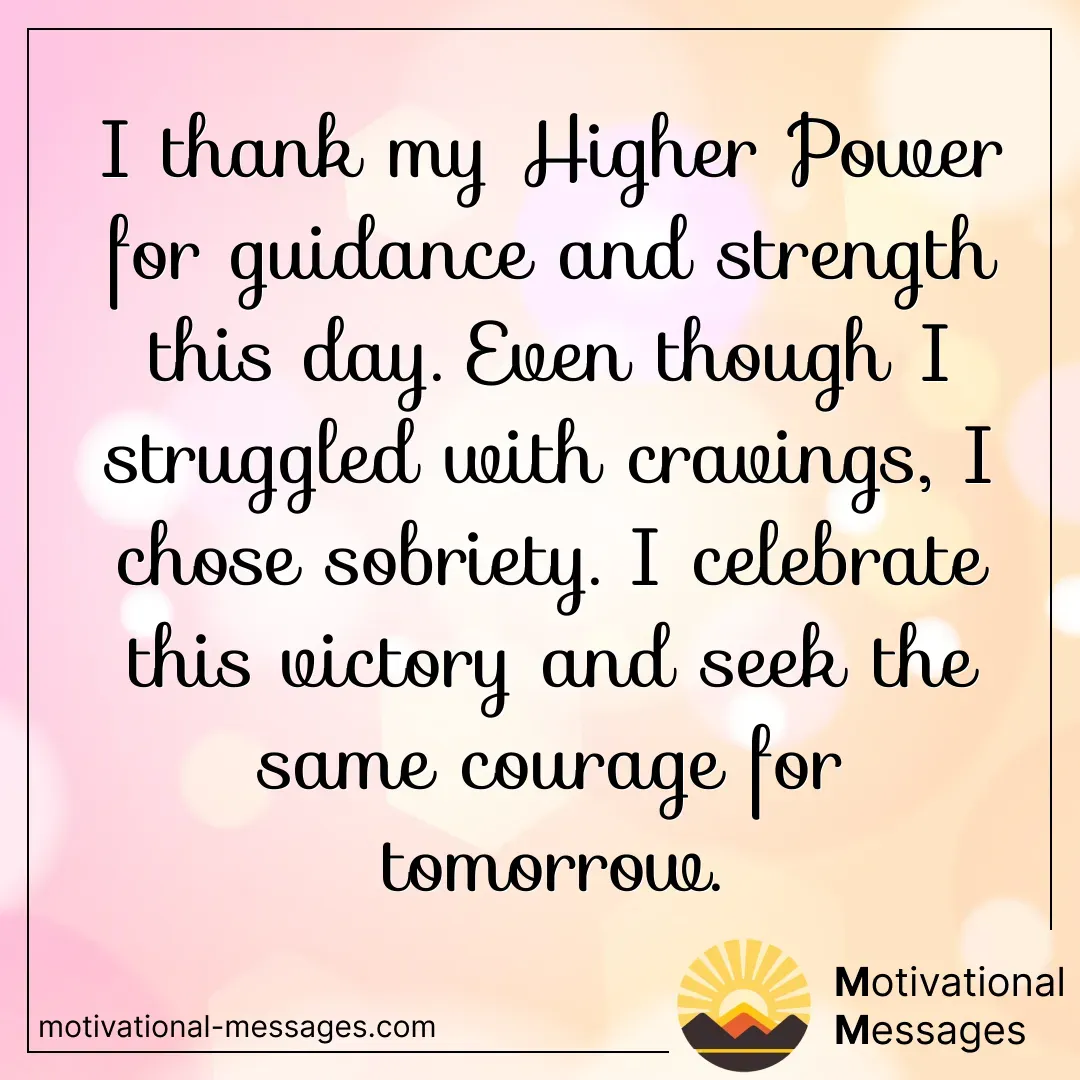 Guidance, Strength, and Sobriety Card