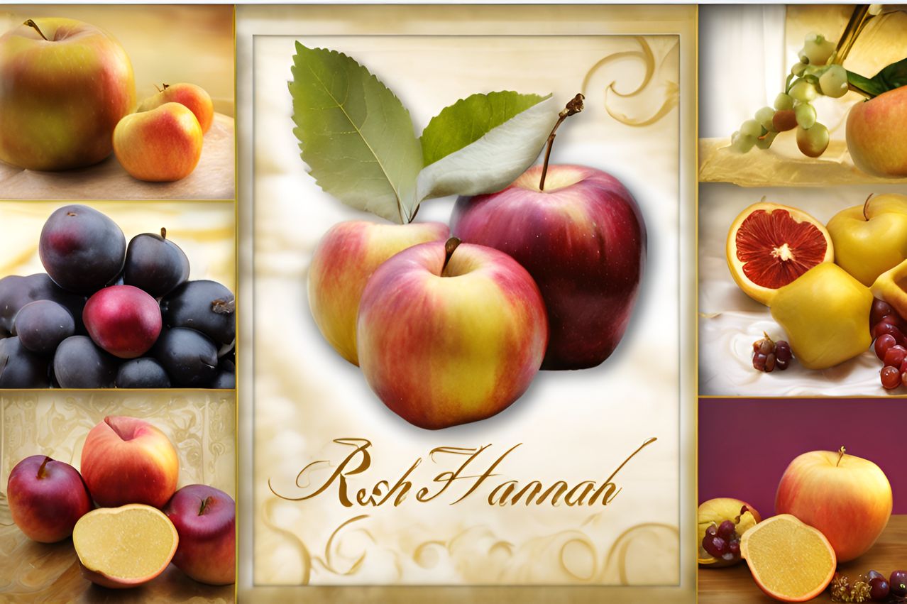 Handcrafted Rosh Hashanah greeting cards