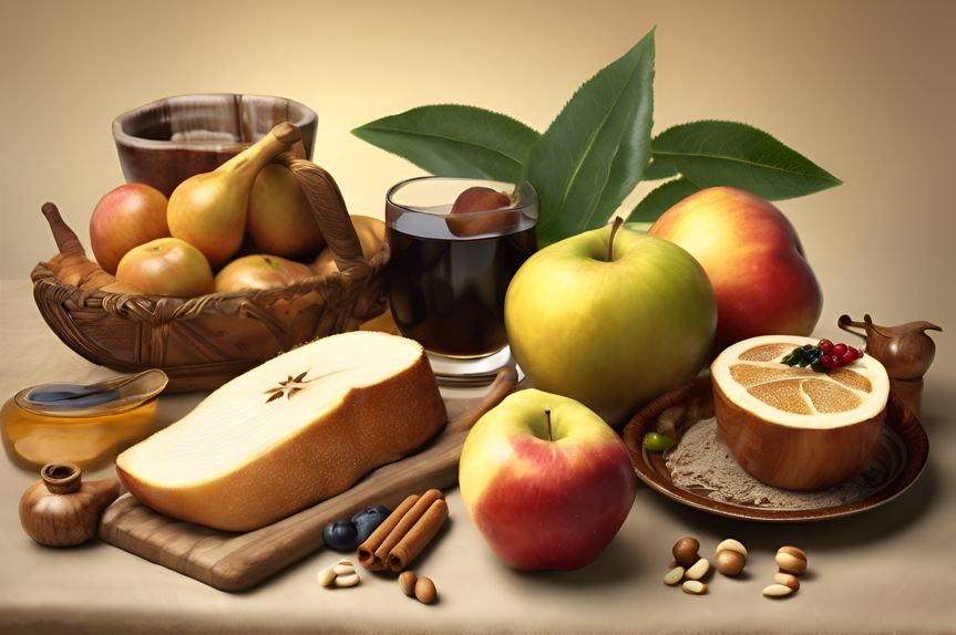 Rosh Hashanah traditional foods and symbols