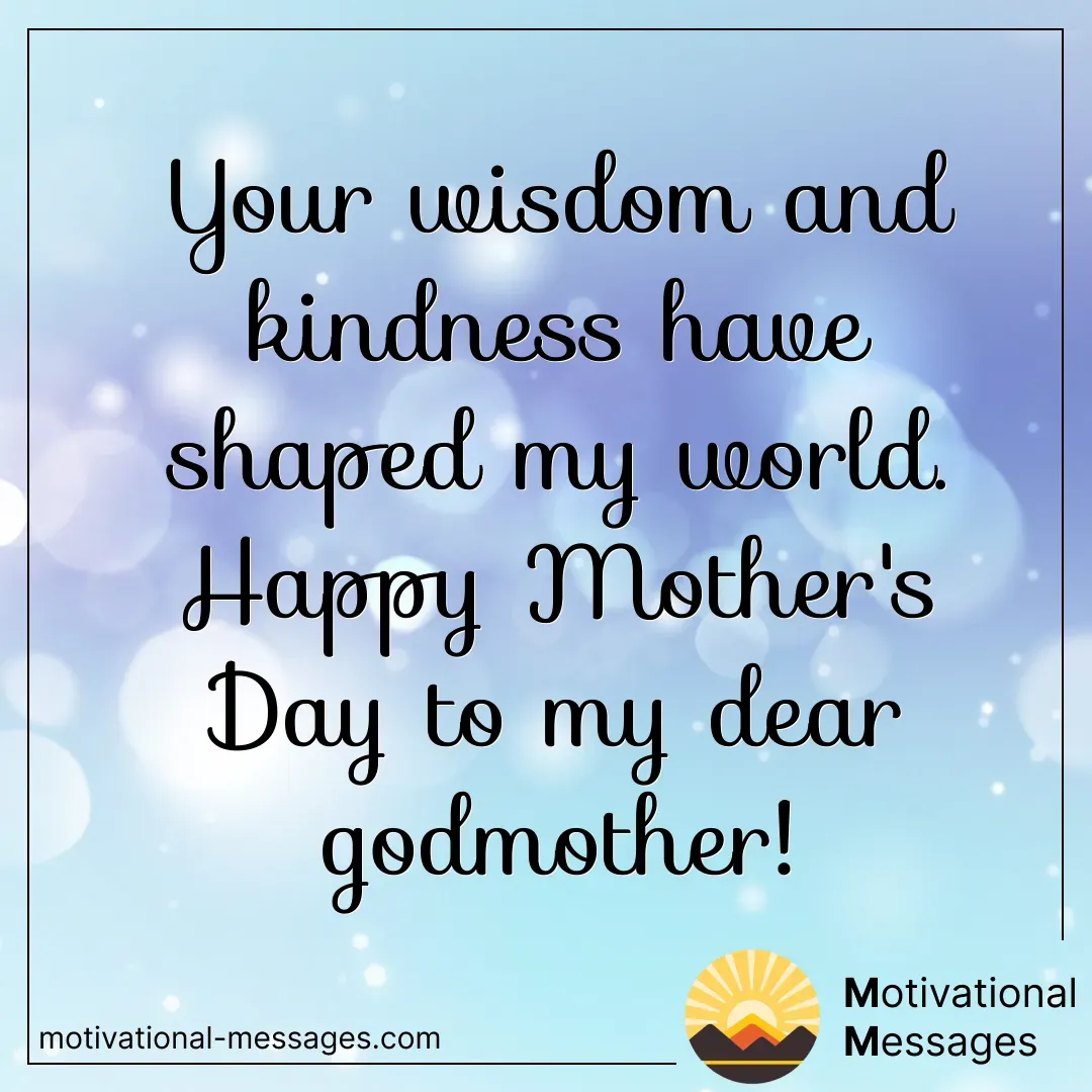Wisdom and Kindness Godmother Card